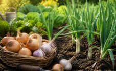 Как увеличить урожай лука и чеснока весной: советы и инструкция