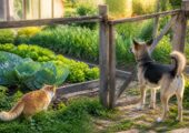Как защитить огород от домашних животных: способы